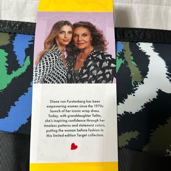 DVF x Target Black Green White Disco Zebra Arrow Geo Ginkgo 3 pack Travel Set - Picture 9 of 12